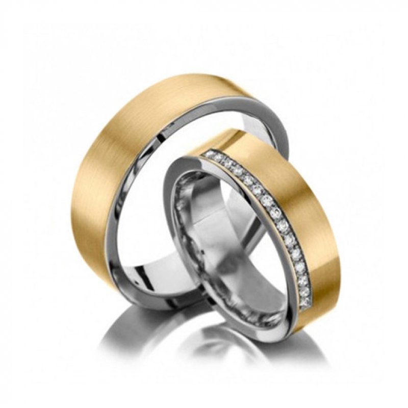 Alianças Casamento Ouro Polida 5mm 10g